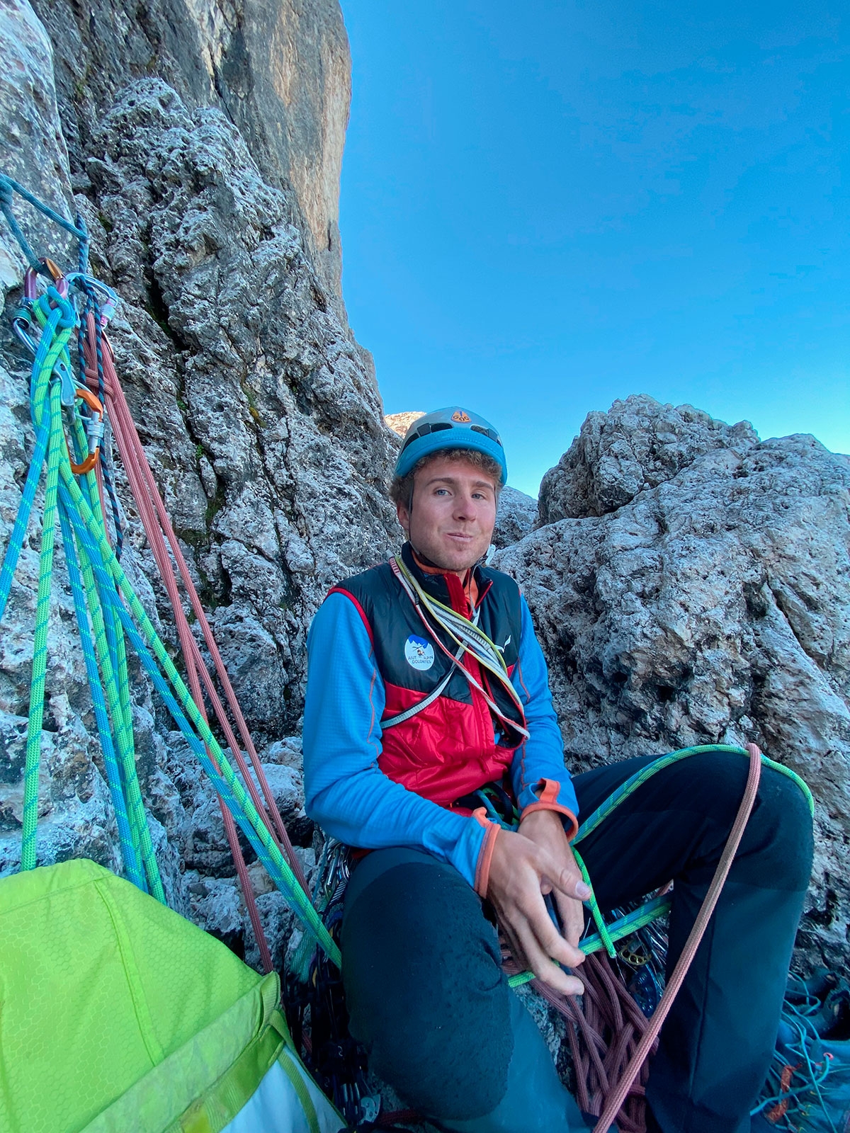 Plattkofel, Dolomites, Aaron Moroder, Franziska Rizzi, Cascata Estiva