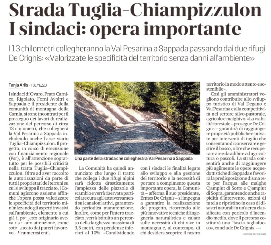 Sappada, Val Pesarina, sentiero Cai 227, sentiero Cai 228