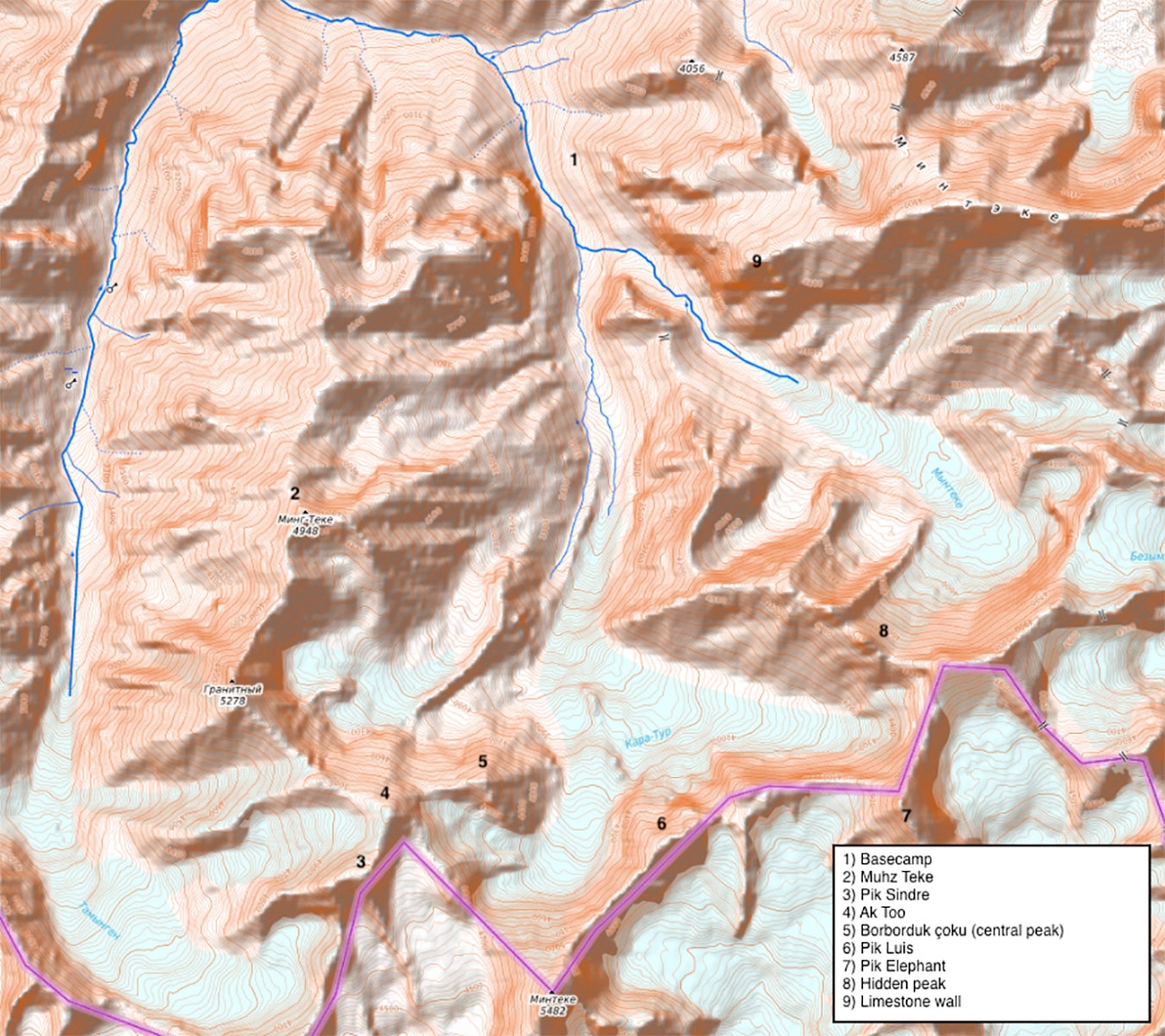 Minteke Valley, Pamir-Alay, Kirghizistan