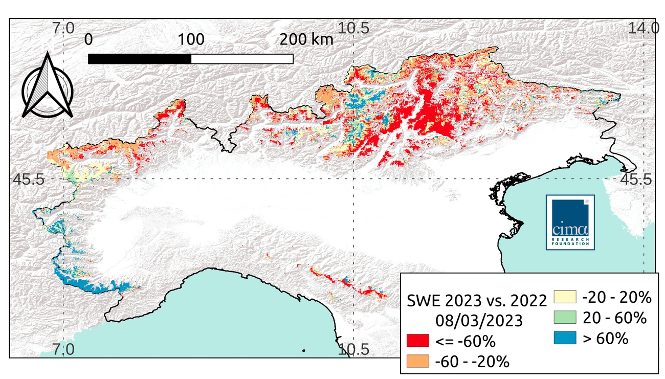 Water crisis across the Alps