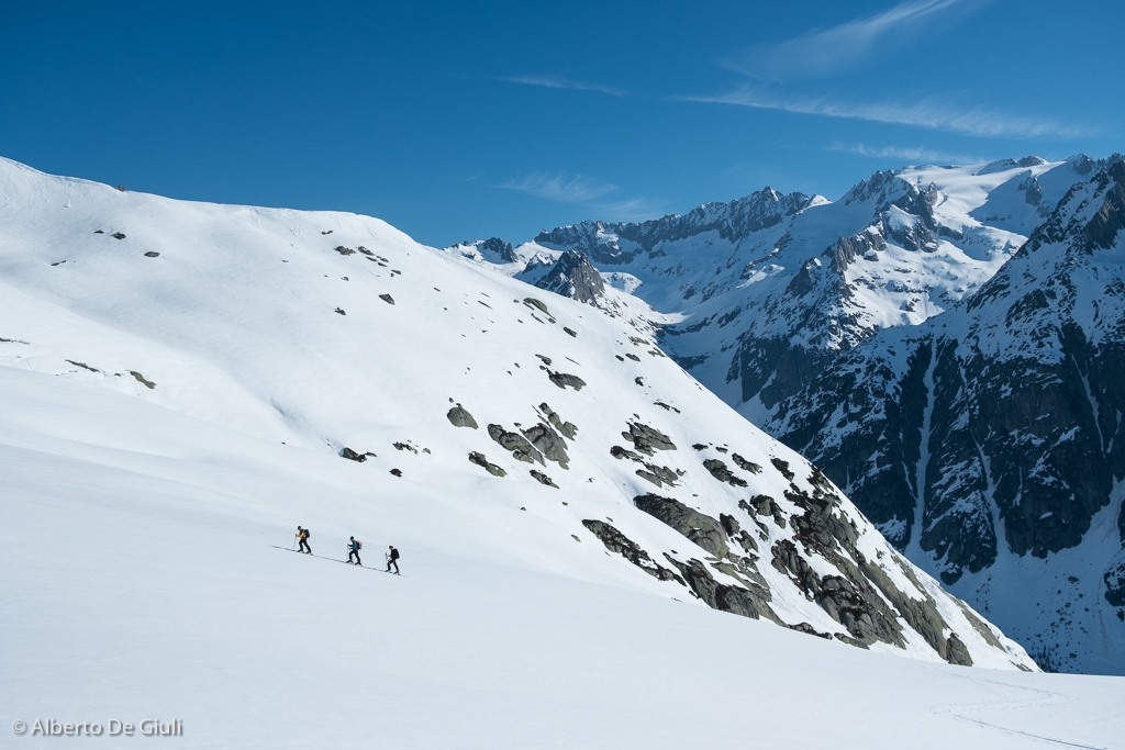 Ski mountaineering, Bernese Oberland, Switzerland