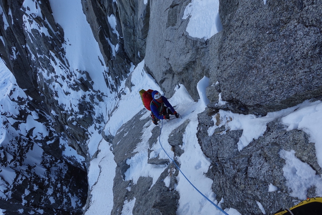 Aiguille du Blaitiere, Tom Livingstone, Rob Smith