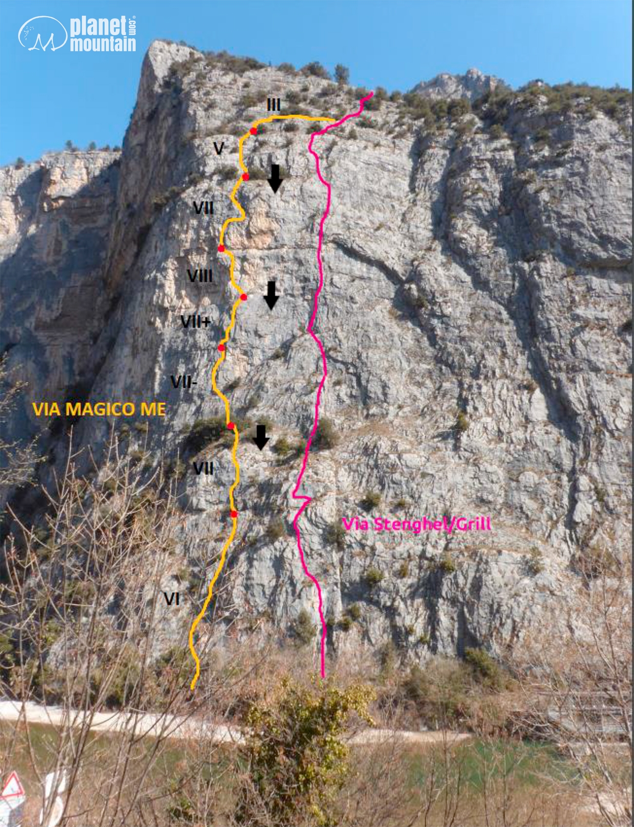 Magico Me, Parete del Limarò, Valle del Sarca, Nicola Cont, Martin Giovanazzi, Elio Mazzalai, Sebastiano Merz