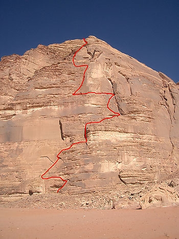 Arrampicare nel Wadi Rum