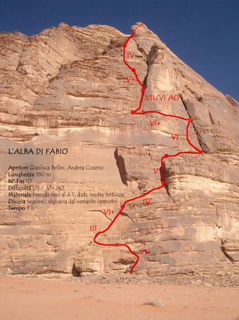 Arrampicare nel Wadi Rum