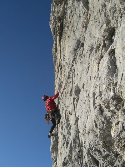 Arrampicata: Cima di Valscura, ripetizione della via Dal Pozzo - Fontana
