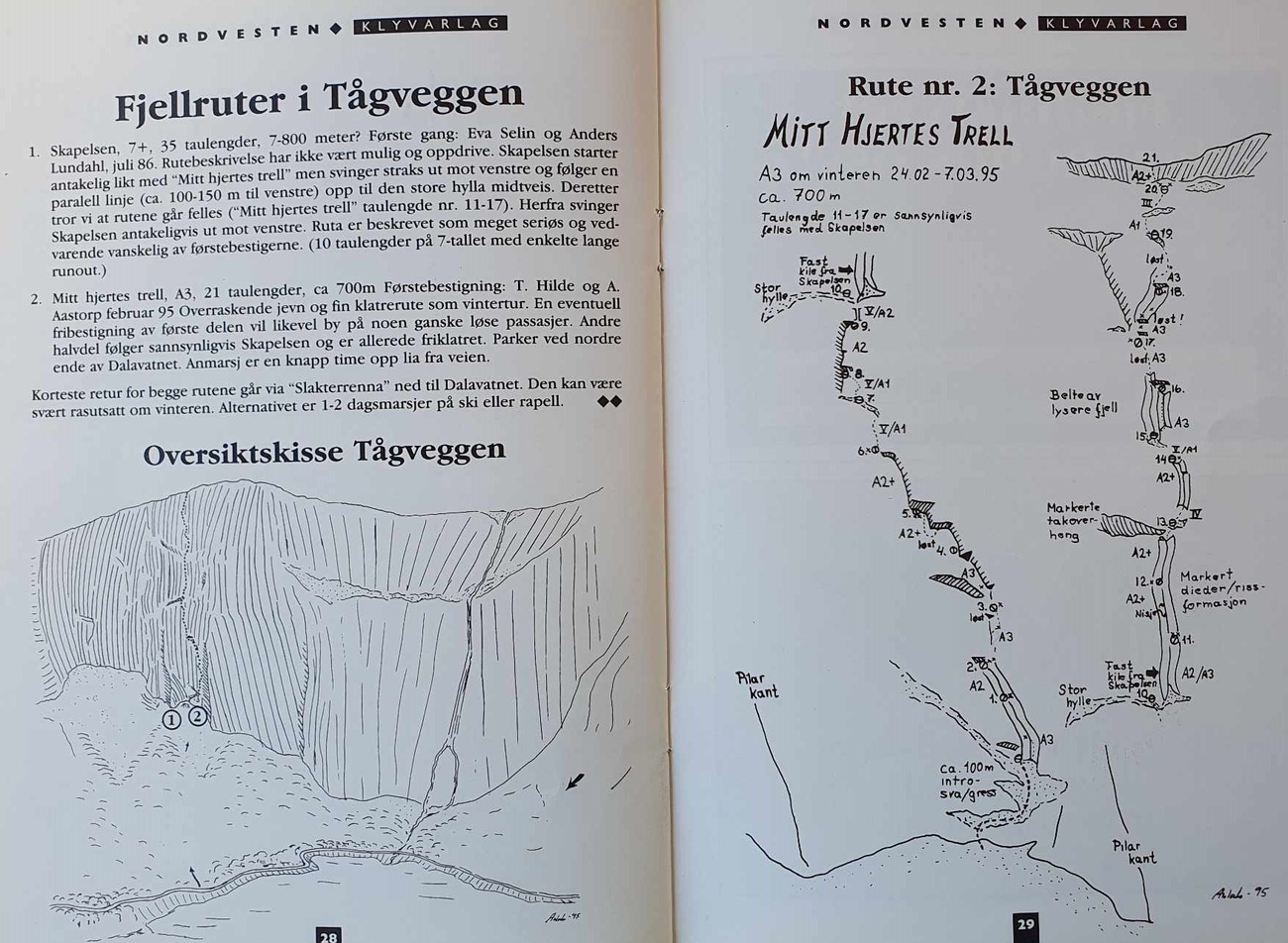 Tågveggen, Norway, Eivind Hugaas, Kalle Olsson