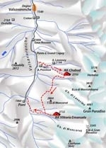 Pravieux - rif. Chabod e V. Emanuele, Gran Paradiso