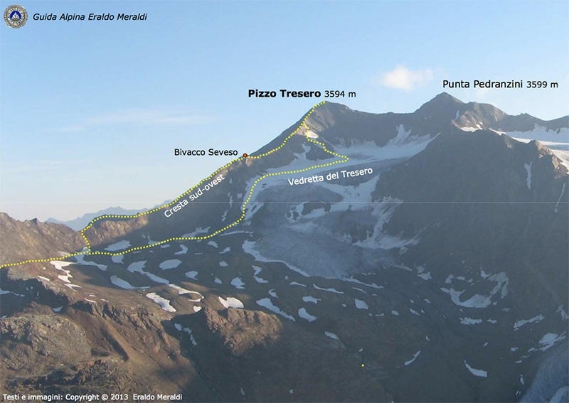 Pizzo Tresero, Pizzo Tresero
