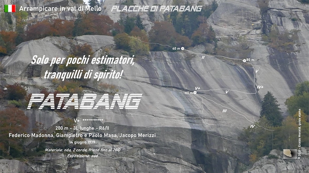 Patabang, Placche di Patabang, Val di Mello