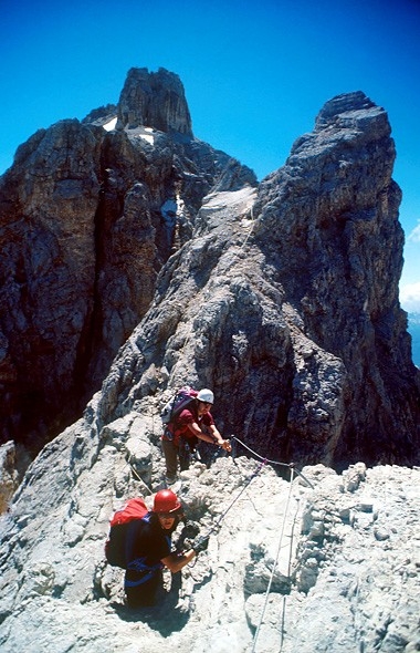 Via Ferrata Marino Bianchi Cristallo di Mezzo