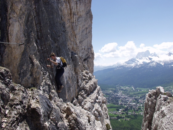 Via Ferrata Albino Michielli Strobel Punta Fiames