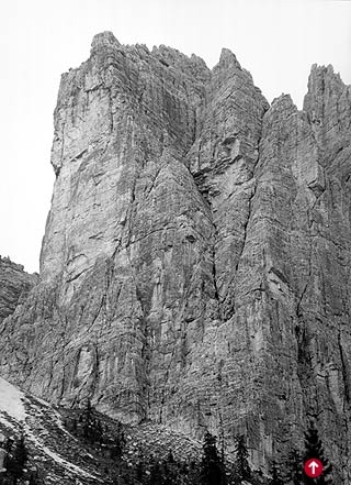 Parete Ovest Cima Cason di Formin