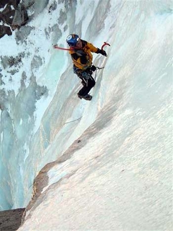 Hard ice in the rock  Gran Paradiso