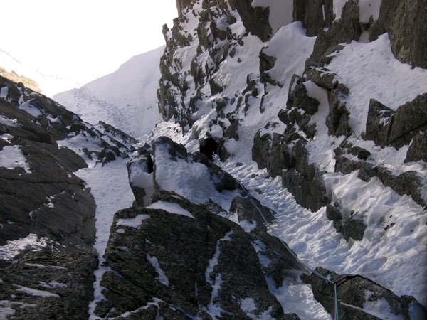 Goulotte Pellissier Punta Lachenal
