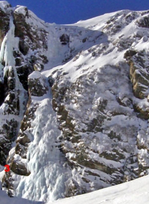 Cascata Centrale delle Pisse Vallone di Bors - Anfiteatro delle pisse
