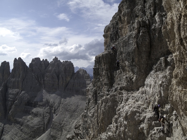 Sentiero attrezzato De Luca - Innerkofler Monte Paterno