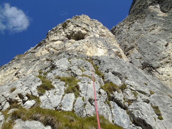 Via Ultimo Zar - Pale di San Lucano, Dolomites