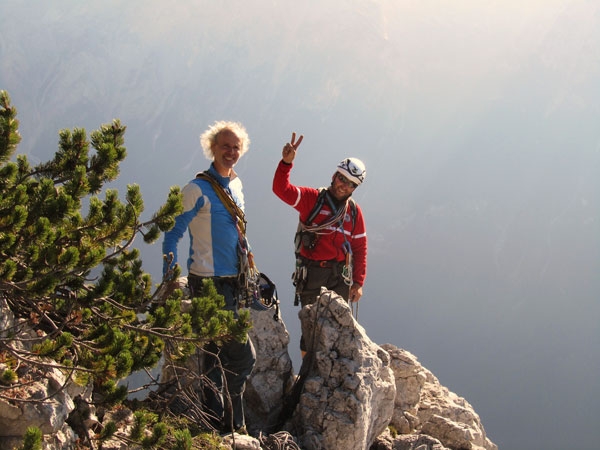Via Pilastro Massarotto Spiz di Lagunàz, Pilastro Massarotto, Pale di San Lucano