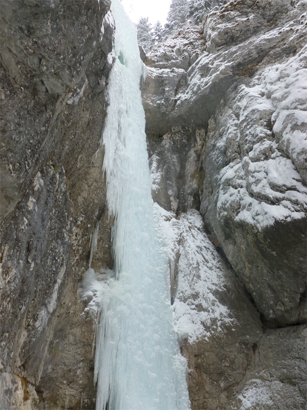 Doccia gelata Val Longa (Vanoi)