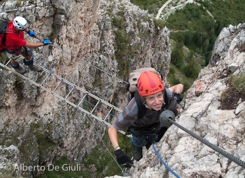 Via Ferrata Sandro Pertini Crep dla Porta