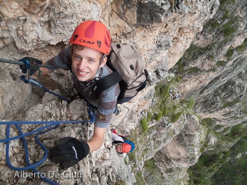 Via Ferrata Sandro Pertini Crep dla Porta