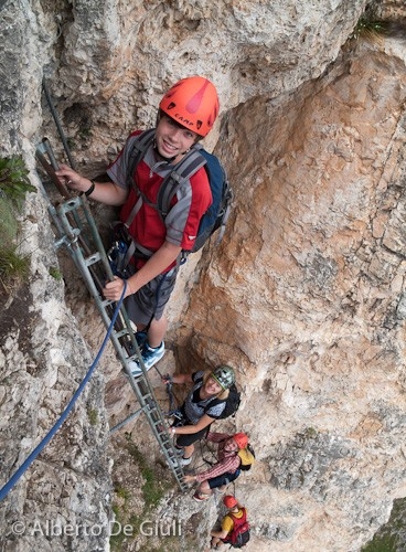 Via Ferrata Sandro Pertini Crep dla Porta