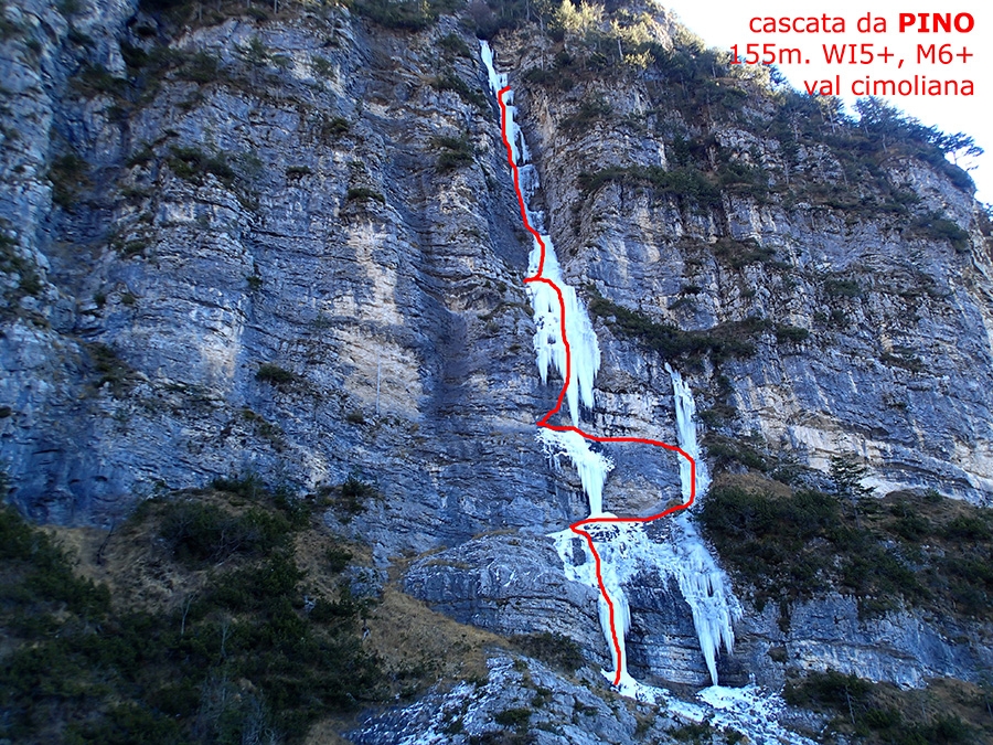 Cascata da Pino Val Cimoliana