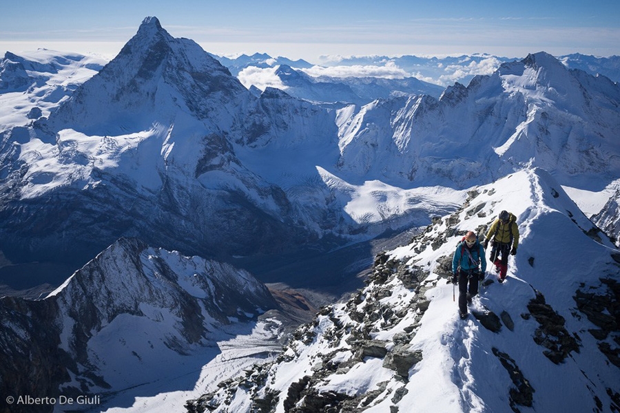 Dent Blanche South Ridge - Wandfluegrat Dent Blanche