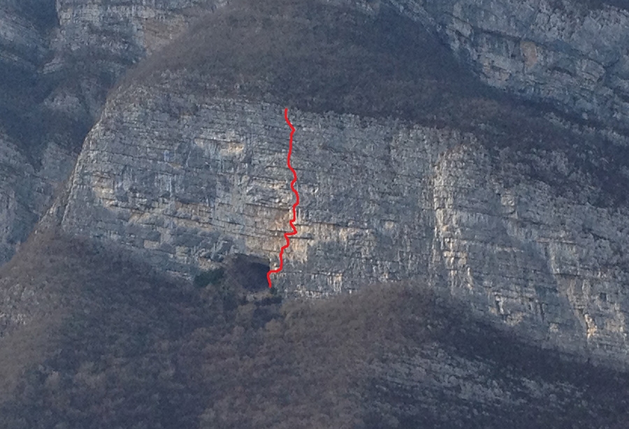 Senza un domani Parete dei Preeri, Monte Baldo