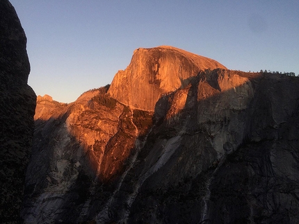 Astroman Washington Column - Astroman: Tramonto su Half Dome da Astroman, Yosemite