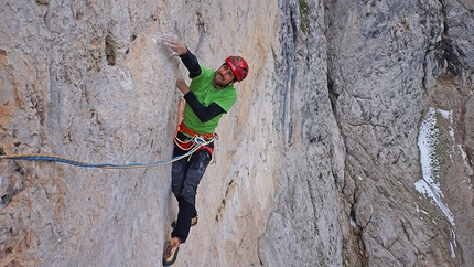 Linnéa Torre di Mezzaluna - Vallaccia - Linnéa: Torre di Mezzaluna: Geremia Vergoni sul secondo tiro