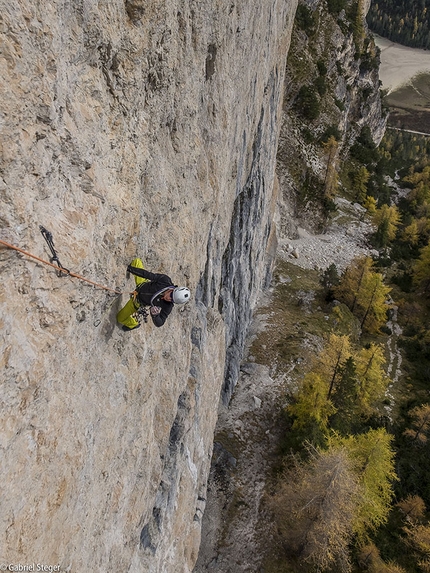 Unter Geiern Col di Specie - Geierwand - Unter Geiern: Col di Specie / Geierwand in Val di Landro, Dolomiti (Kurt Astner, Emanuele Ciullo, Massimo da Pozzo)