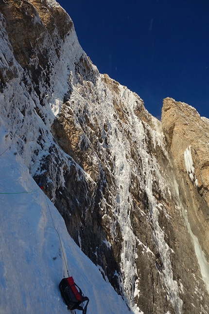 CRAM - Circolo Ricreativo Aziendale Mountime Cima Brenta - CRAM - Circolo Ricreativo Aziendale Mountime: Cima Brenta: the route climbs the line on the left