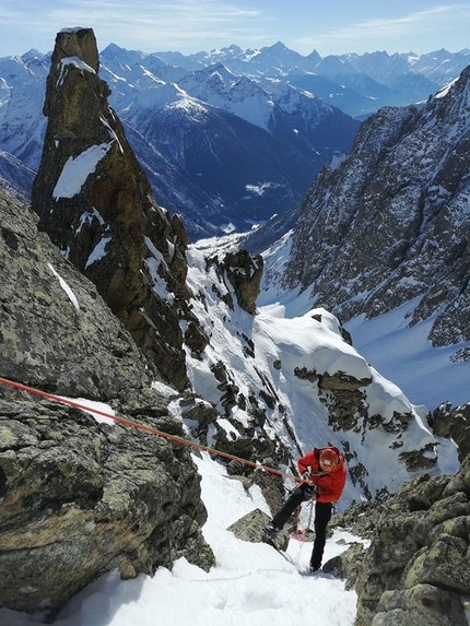 Vogue Punta J. Charrey, Costiera dell’Aroletta - Vogue: Vallone di Faudery, Valle d'Aosta, Marco Farina, Roberto Ferraris