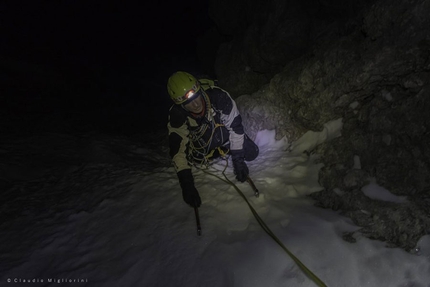 L'anima del lupo Cima Tosa - L'anima del lupo: Cima Tosa, Dolomiti di Brenta: L9 alla luce delle frontali