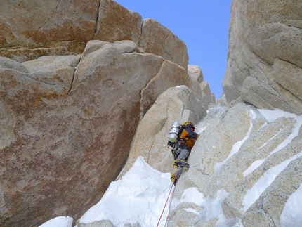 Supercanaleta, Fitz Roy, Patagonia - Pitch 6