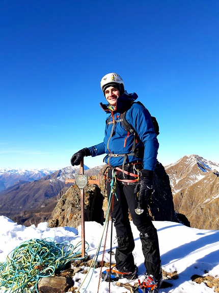 Merry Christmas Cima Varrone delle Vacche - Merry Christmas: Cima Varrone delle Vacche, Orobie Valtellinesi (Cristian Candiotto, Enea Montoli 06/12/2018)