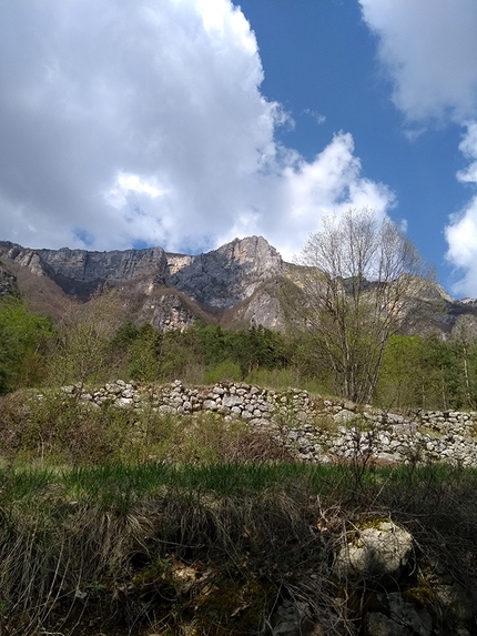 Via dell'Eredità Monte Spil - Via dell'Eredità: Sojo del Filister, Monte Spil, Vallarsa