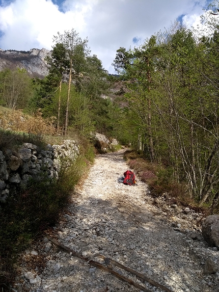 Via dell'Eredità Monte Spil - Via dell'Eredità: Sojo del Filister, Monte Spil, Vallarsa