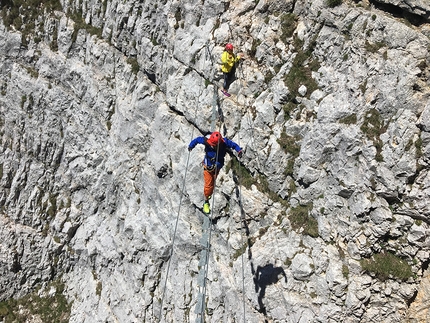 Via ferrata delle Aquile Cima Roda della Paganella - Via ferrata delle Aquile: Paganella Trentino