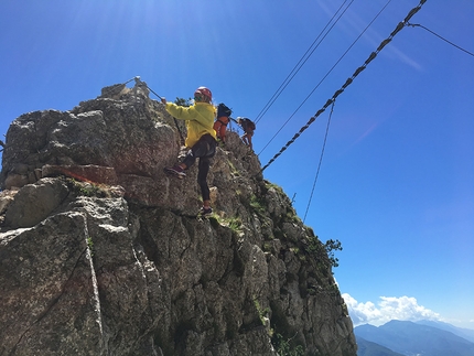 Via ferrata delle Aquile Cima Roda della Paganella - Via ferrata delle Aquile: Paganella Trentino