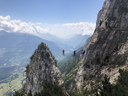 Via ferrata delle Aquile Cima Roda della Paganella - Via ferrata delle Aquile: Paganella Trentino