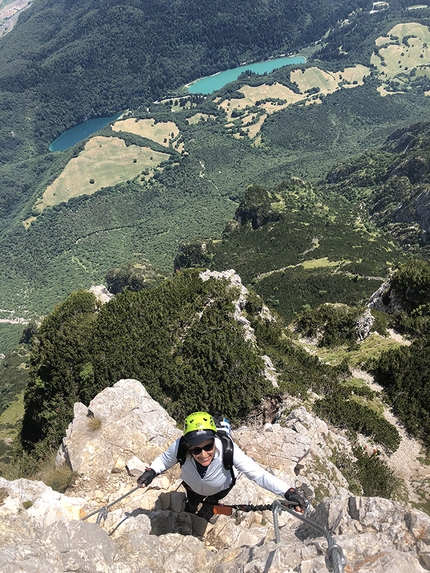 Via ferrata delle Aquile Cima Roda della Paganella - Via ferrata delle Aquile: Paganella Trentino