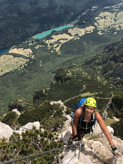 Via ferrata delle Aquile Cima Roda della Paganella - Via ferrata delle Aquile: Paganella Trentino