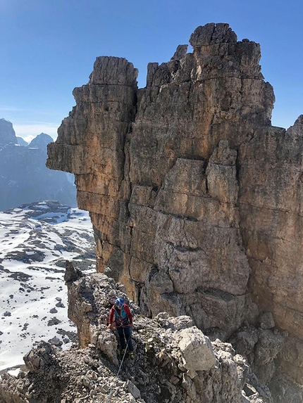 Grohmann - Hainz Cima Grande di Lavaredo - Grohmann - Hainz: Cima Grande di Lavaredo, Tre Cime di Lavaredo, Dolomiti, Christoph Hainz, Gerda Schwienbacher