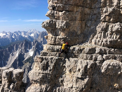 Grohmann - Hainz Cima Grande di Lavaredo - Grohmann - Hainz: Cima Grande di Lavaredo, Tre Cime di Lavaredo, Dolomiti, Christoph Hainz, Gerda Schwienbacher