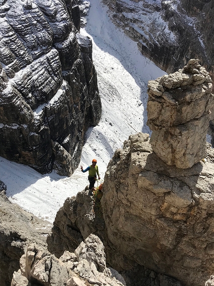 Via Greta Cima Grostè - Via Greta: Cima Grostè, Dolomiti di Brenta