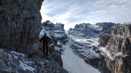 Via Greta Cima Grostè - Via Greta: Cima Grostè Brenta Dolomites