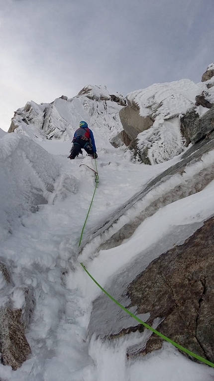 Monia Mena Grand Flambeau - Monia Mena: Grand Flambeau, Monte Bianco. Ezio Marlier, Alberto Corbella, 27/10/2019